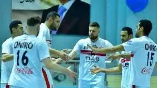 تأهل رجال طائرة الزمالك إلى...