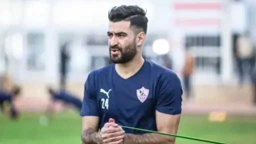 حمزة المثلوثي يظهر في مران...