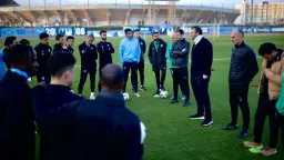 ممدوح عيد يحفز لاعبي بيراميدز...