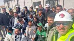 الخطيب يتابع موقع إنشاء استاد...