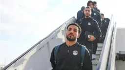 بعثة المنتخب تصل القاهرة قادمة...